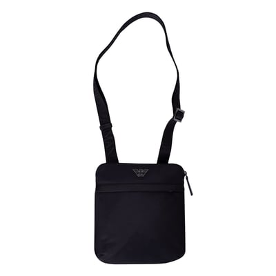 Emporio Armani Nylon Woven Crossbody Bag