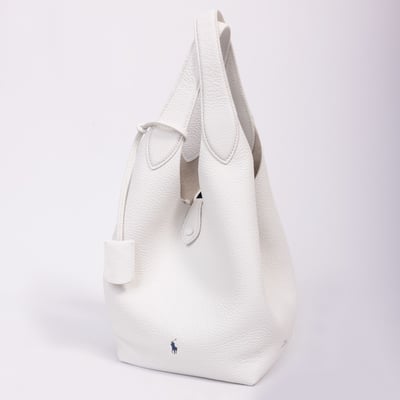 Polo Ralph Lauren Polo Player Leather Tote Bag