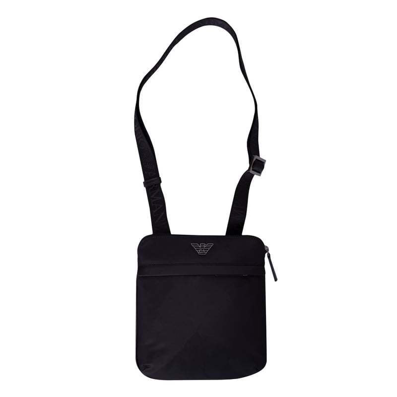 Emporio Armani Nylon Woven Crossbody Bag
