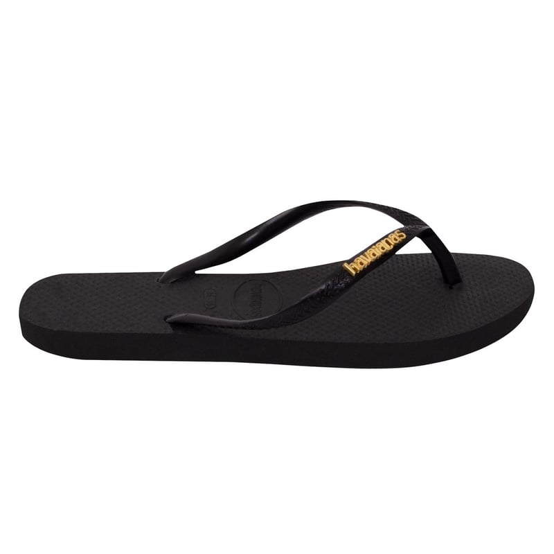 Havaianas Slim Logo Metallic Flip Flop