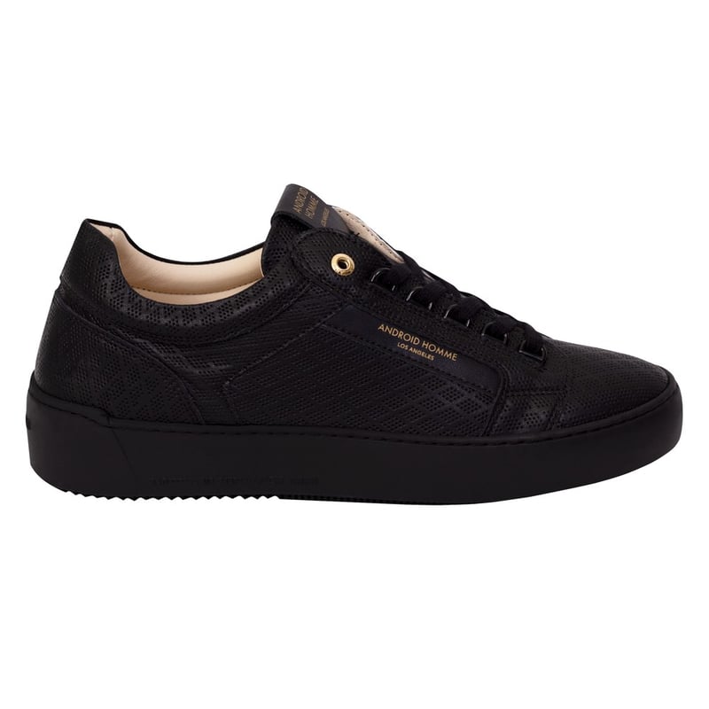 Android Homme Diamond Perforated Leather Trainer