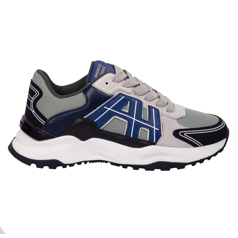 Android Homme AH One Ballistic Nylon Suede/Leather Trainer