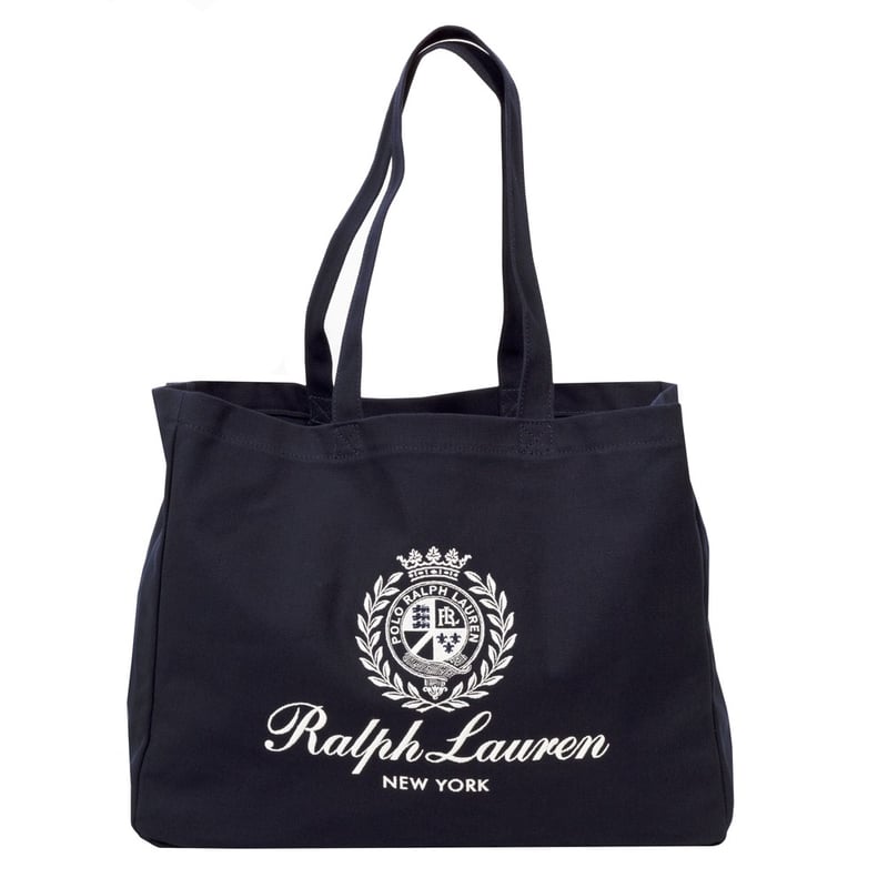 Polo Ralph Lauren Crest Embroidered Canvas Tote