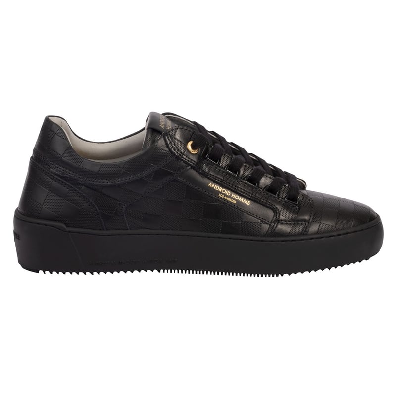 Android Homme Venice Laser Perforated Checkerboard Trainer